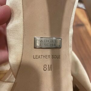 Badgley Mischka Petal Peep Toe Heels - Size 8M